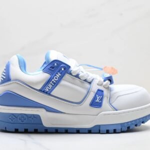 Louis Vuitton classic blue and white casual shoes