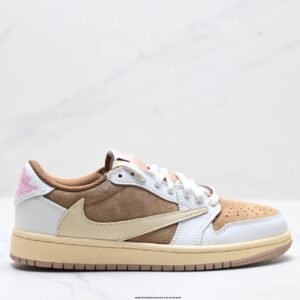Nike Dunk Retro Style Brown and White Shoes