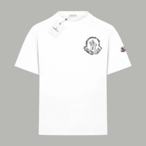 Moncler Printed Simple White T-shirt