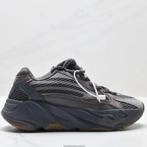 Retro-style Grey and Black Yeezy 700 Shoes