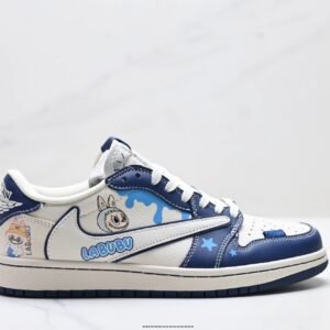 Nike Dunk Labubu Blue and White Childlike Style