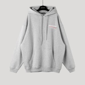 Balenciaga minimalist style grey hoodie