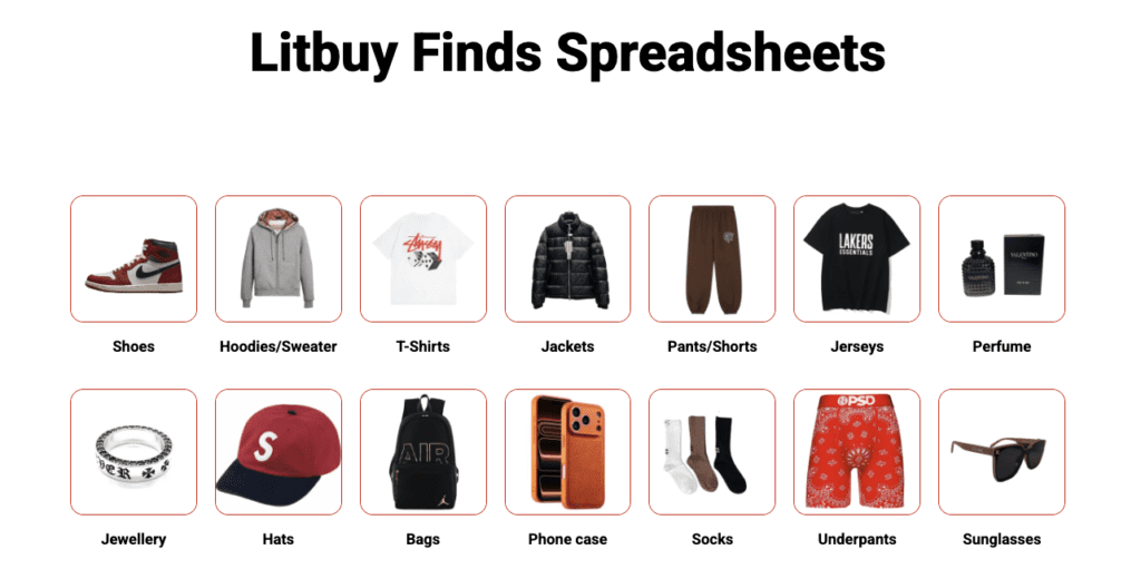 litbuy find spreadsheet