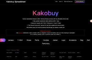 kakobuy speadsheet