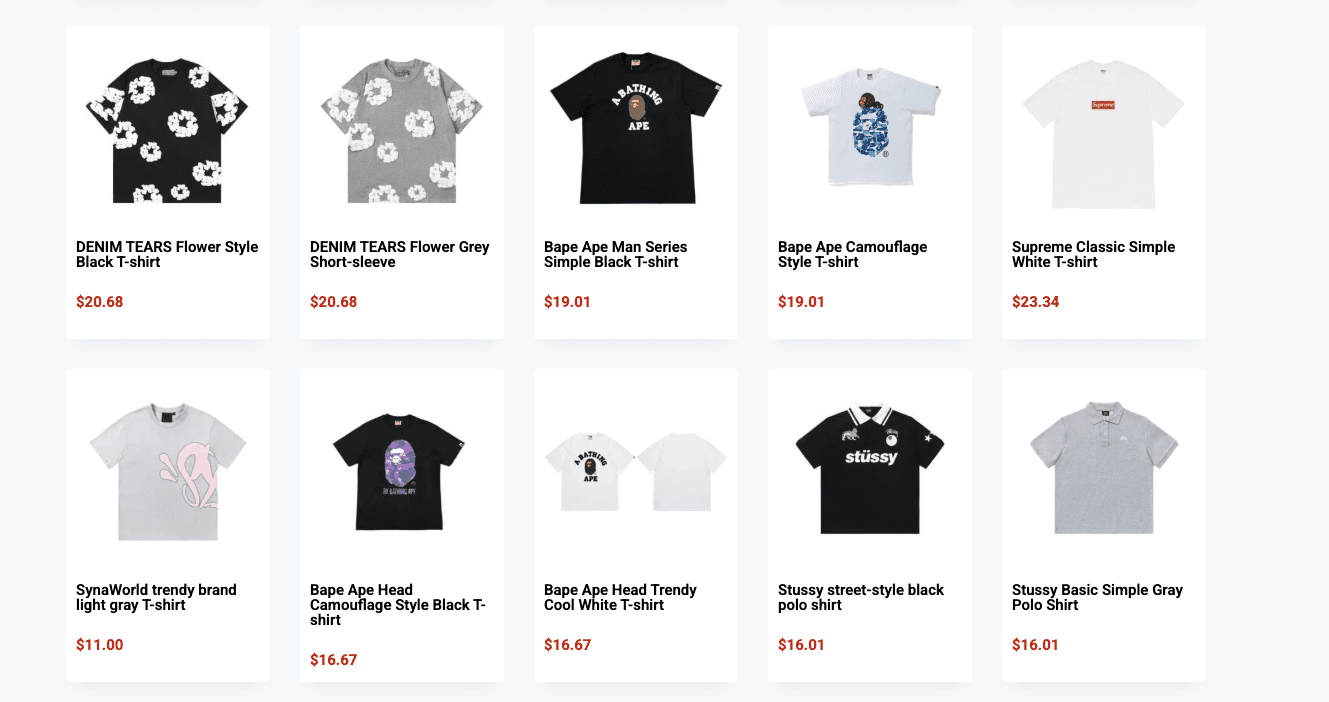 Litbuy Spreadsheet T-Shirts - Summer 2026 selection guide