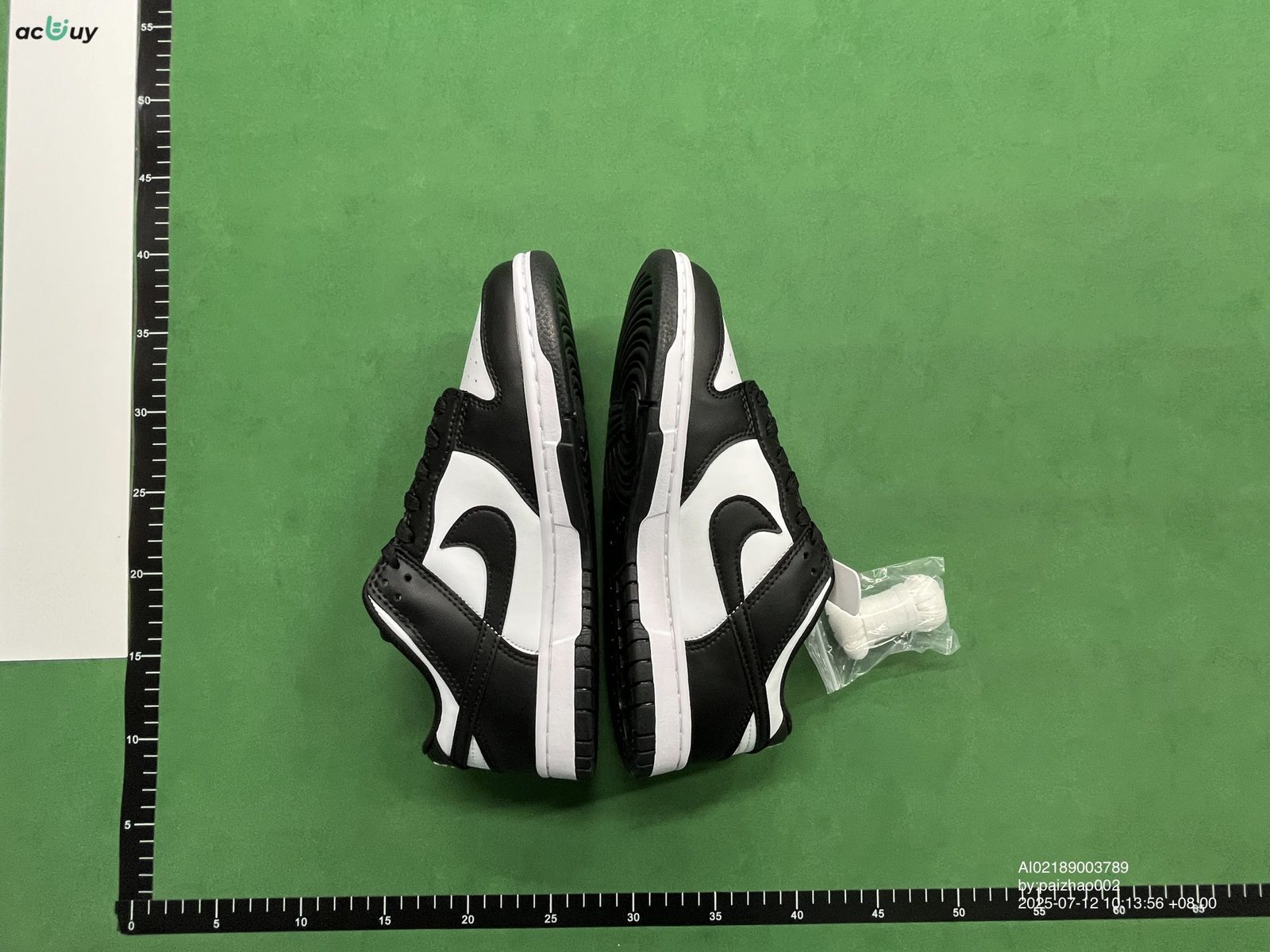 M Batch Black White Panda Sneakers