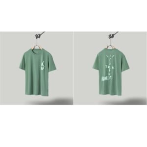 Jordan x Travis Scott Co-branded Street Style Pea Green T-Shirt