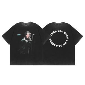 Represent Character Print Vintage Black T-Shirt