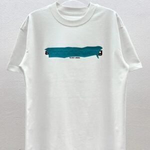 Alexander Wang Letter-Printed Streetwear White T-Shirt
