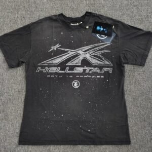 Hellstar Starry Sky Collection Vintage Distressed Black T-Shirt
