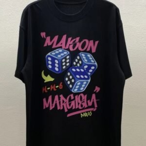 Maison Margiela MM6 Street Style Black Short Sleeve T-Shirt