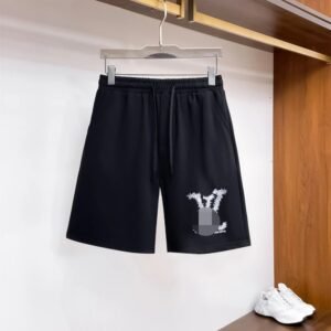 Louis Vuitton Printed Casual Black Shorts