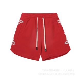 Godspeed Printed Street Style Red Shorts