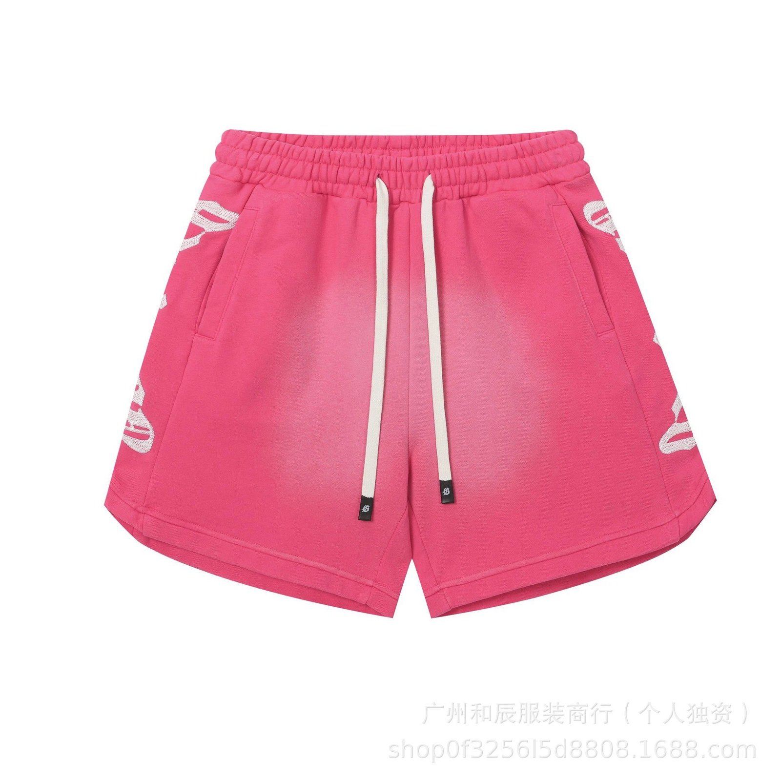 Godspeed Printed High Street Style Pink Shorts