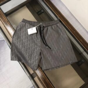 Dior Oblique All-over Print Casual Grey Shorts