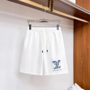 Louis Vuitton Graffiti Casual Style White Shorts