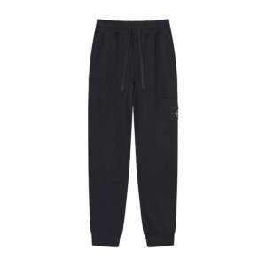 Stone Island Compass Series Street Style Black Sweatpants