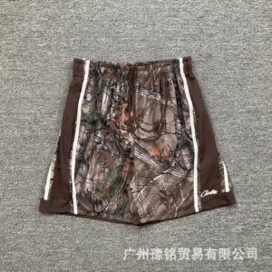 Corteiz Tree Camo Street Style Color-block Shorts