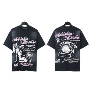 Hellstar Heartbreak Series Graffiti Style Black T-Shirt