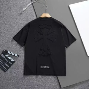Chrome Hearts Cross Patch High Street Black Short-sleeve T-shirt