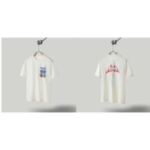 Travis Scott Graffiti Street Style Off-white T-shirt