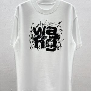 Alexander Wang Graffiti Street Style White T-Shirt
