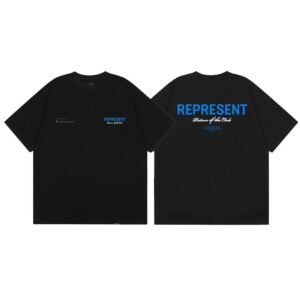 REPRESENT Club High Street Black T-Shirt