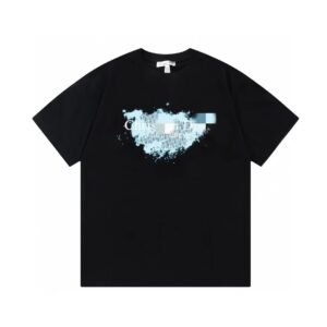 Dior Vintage Gradient Monogram Black Short-sleeve T-shirt