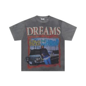 Valley Dreams American Retro Smoky Gray T-Shirt