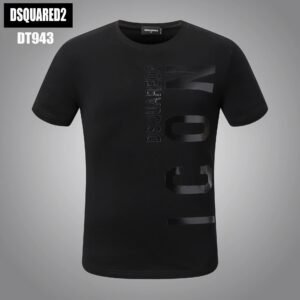 DSQUARED2 ICON Streetwear Black Short-sleeve T-shirt