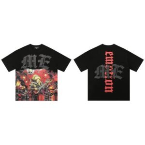 Mixed Emotion Cthulhu Gothic Style Black T-Shirt