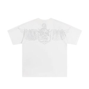 BOY Wing Print Street Style White T-Shirt