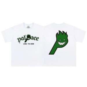 Palace Demon Print Street Style White T-Shirt