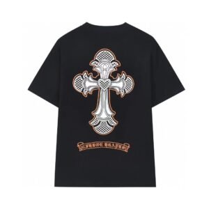 Chrome Hearts Cross Gothic Style Black Short-sleeve T-shirt