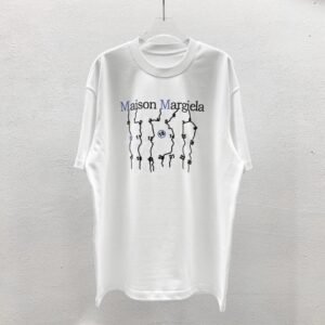 Maison Margiela Digital Trendy Cool Style White T-Shirt