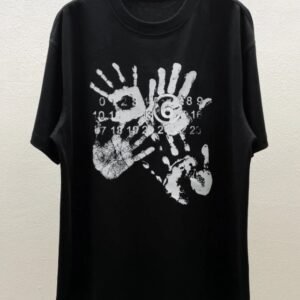 Maison Margiela MM6 Street Style Black T-Shirt