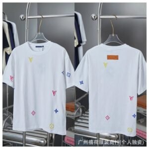 Louis Vuitton Monogram Casual Style White T-Shirt
