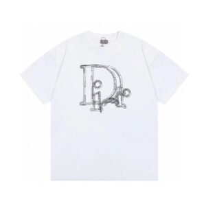 Dior Minimalist Line Logo White T-Shirt