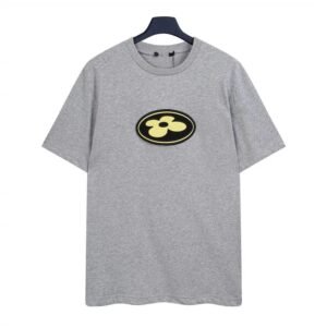 Louis Vuitton Floral Trend Style Grey Short-sleeve T-shirt