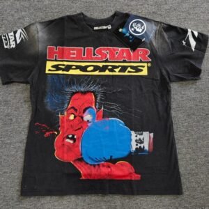 Hellstar Sports Boxing Street Style Black T-Shirt