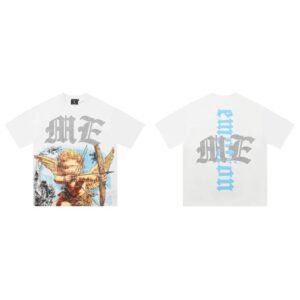 Mixed Emotion Cupid Vintage-style White T-Shirt