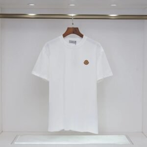 Moncler Classic Minimalist Style White Short-sleeve T-shirt