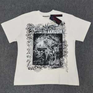 Hellstar Co-branded Graffiti Street Style Off-white T-shirt