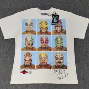 Hellstar Wrestler Co-branded Street Style Off-white T-shirt