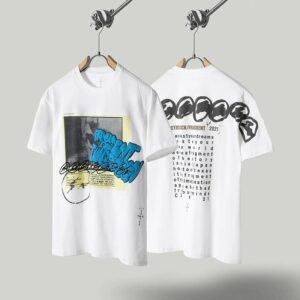 Travis Scott Graffiti Street Style White T-Shirt