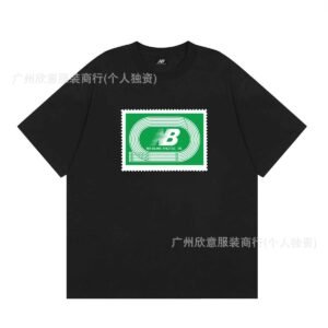 New Balance Sports & Casual Style Black Printed T-Shirt