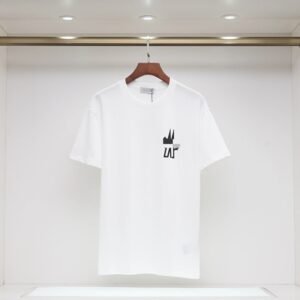 Moncler Printed Casual-style White Short-sleeve T-shirt