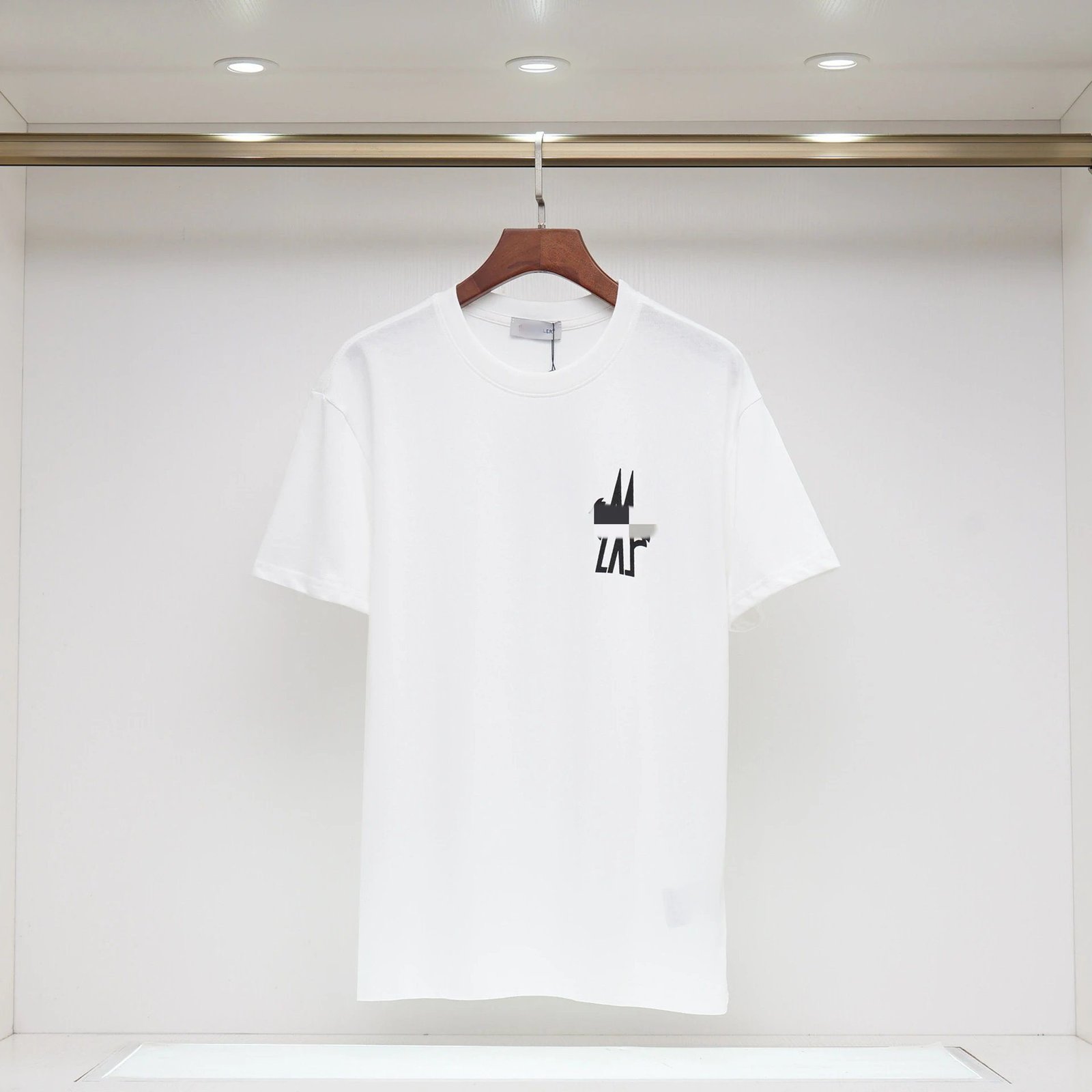 Moncler Printed Casual-style White Short-sleeve T-shirt
