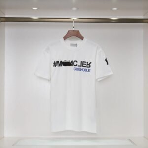 Moncler Grenoble Trendy Printed White T-Shirt