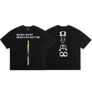 SAINT Magic Collection Street Style Black T-Shirt